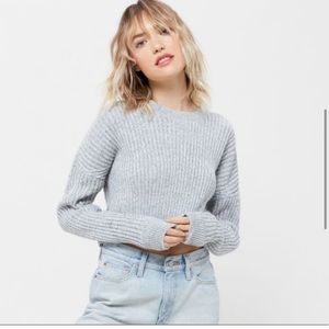 Urban outfitters // NWT Big Sur rib crop sweater